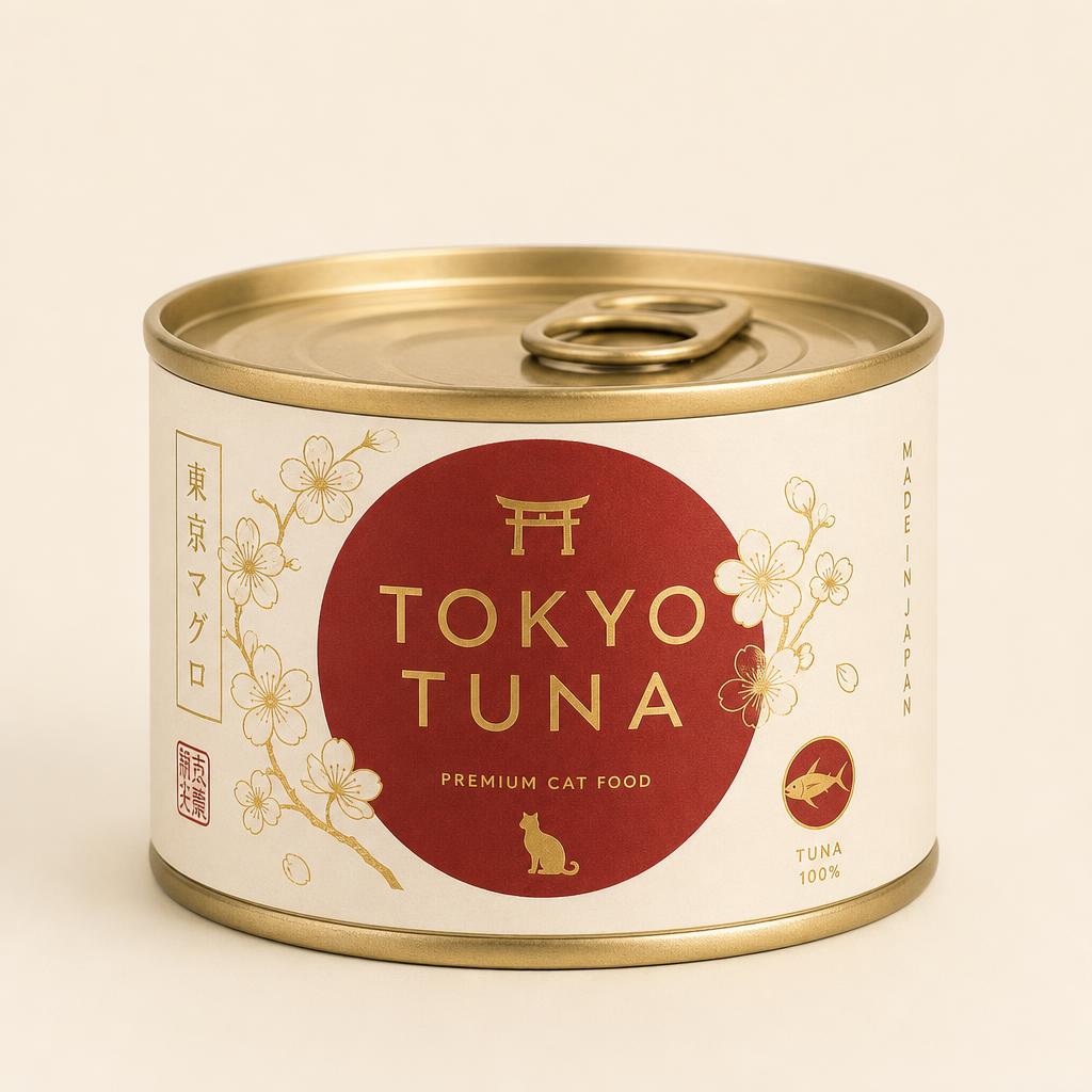 Tokyo Tuna cat food can